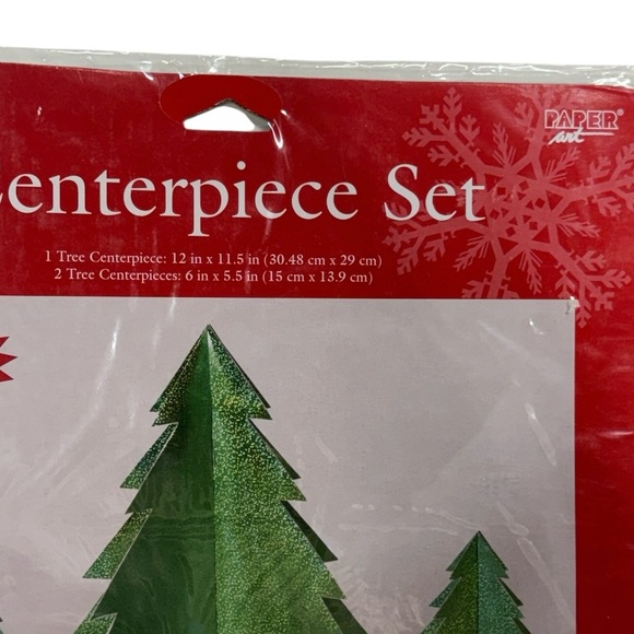 Creative Converting 3-D centerpiece set. 3 piece tree set brand new in packaging - Picture 5 of 5
